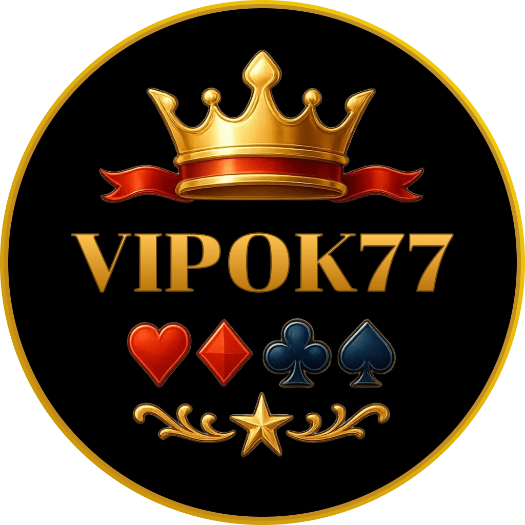 VIPOK77 logo